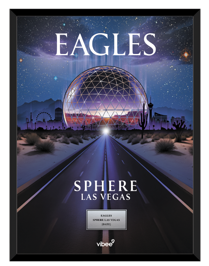 Eagles Sphere Residency Framed Plaque "A" 19X25